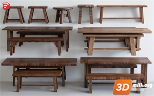 Table Set Skp Files
